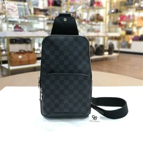 louis vuitton avenue sling bag in damier graphite canvas|Louis Vuitton outdoor slingbag.